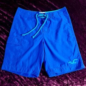 Hollister California  Board Shorts Blue Size Small